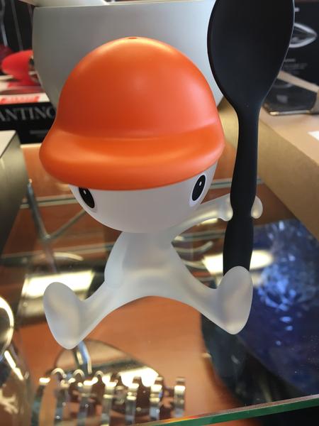 alessi-egg-cup-orange-hat-and-black-spoon