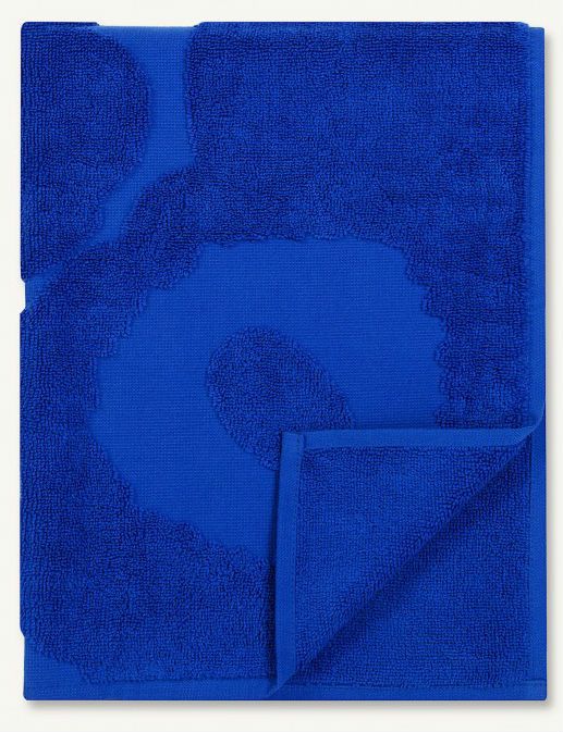 Marimekko Blue Unikko Pinta Hand Towel