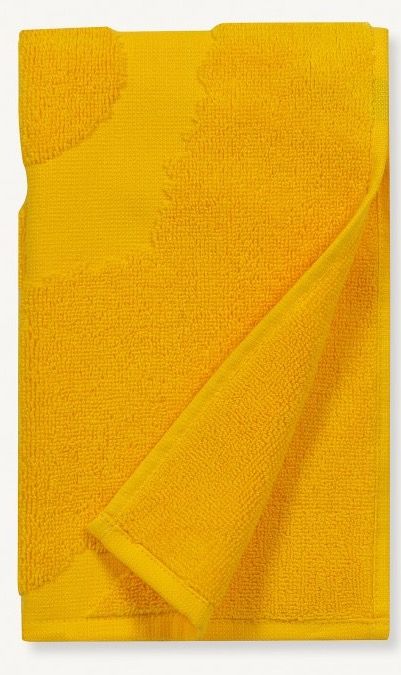 Marimekko Yellow Unikko Pinta Hand Towel 