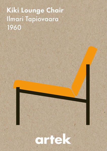 Artek Kiki Lounge Chair Poster