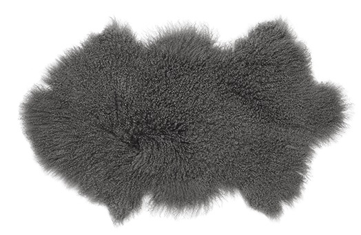 Broste Copenhagen Tibetan Sheepskin Rug Dark Olive