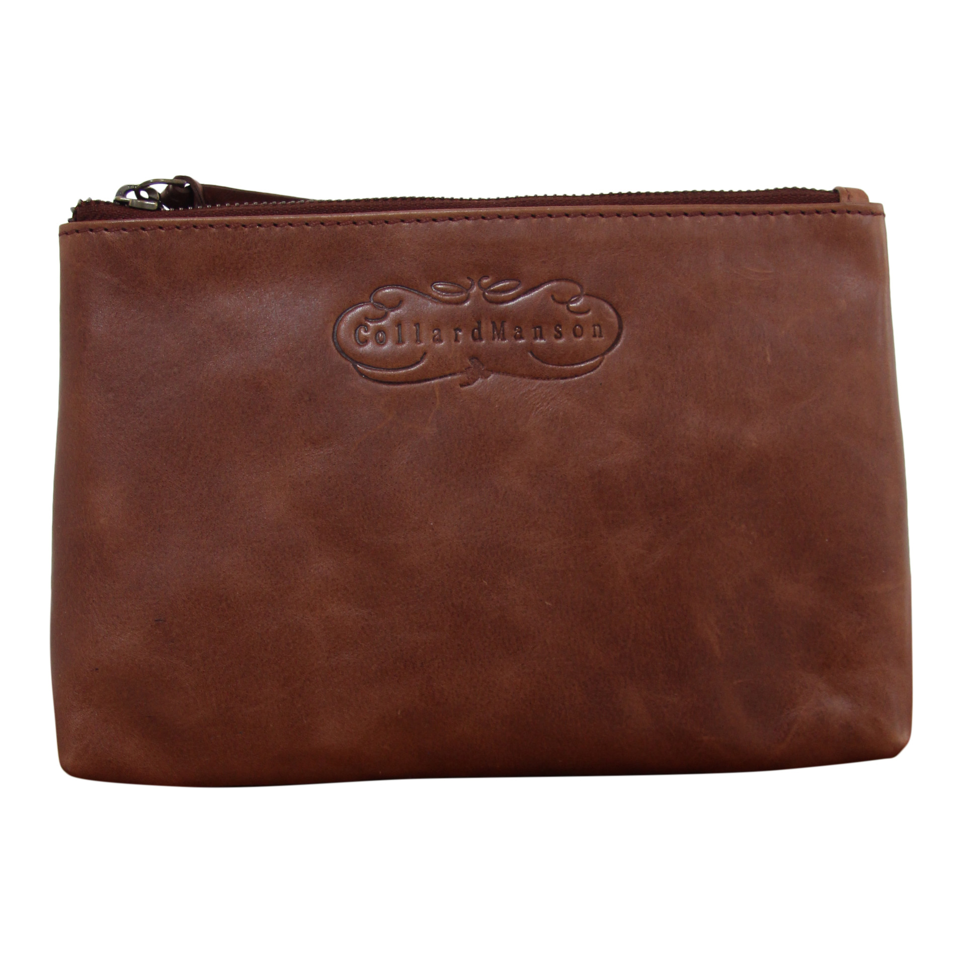 CollardManson Tan Leather Pouch