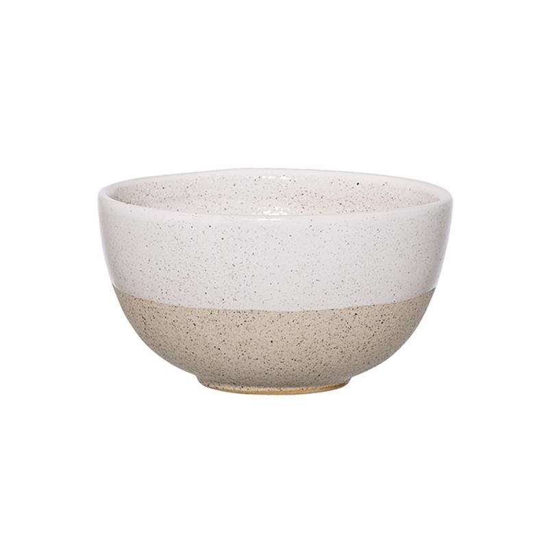 Bloomingville White Half Dip Bowl