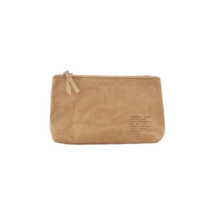 House Doctor Brown Paper Wash Bag