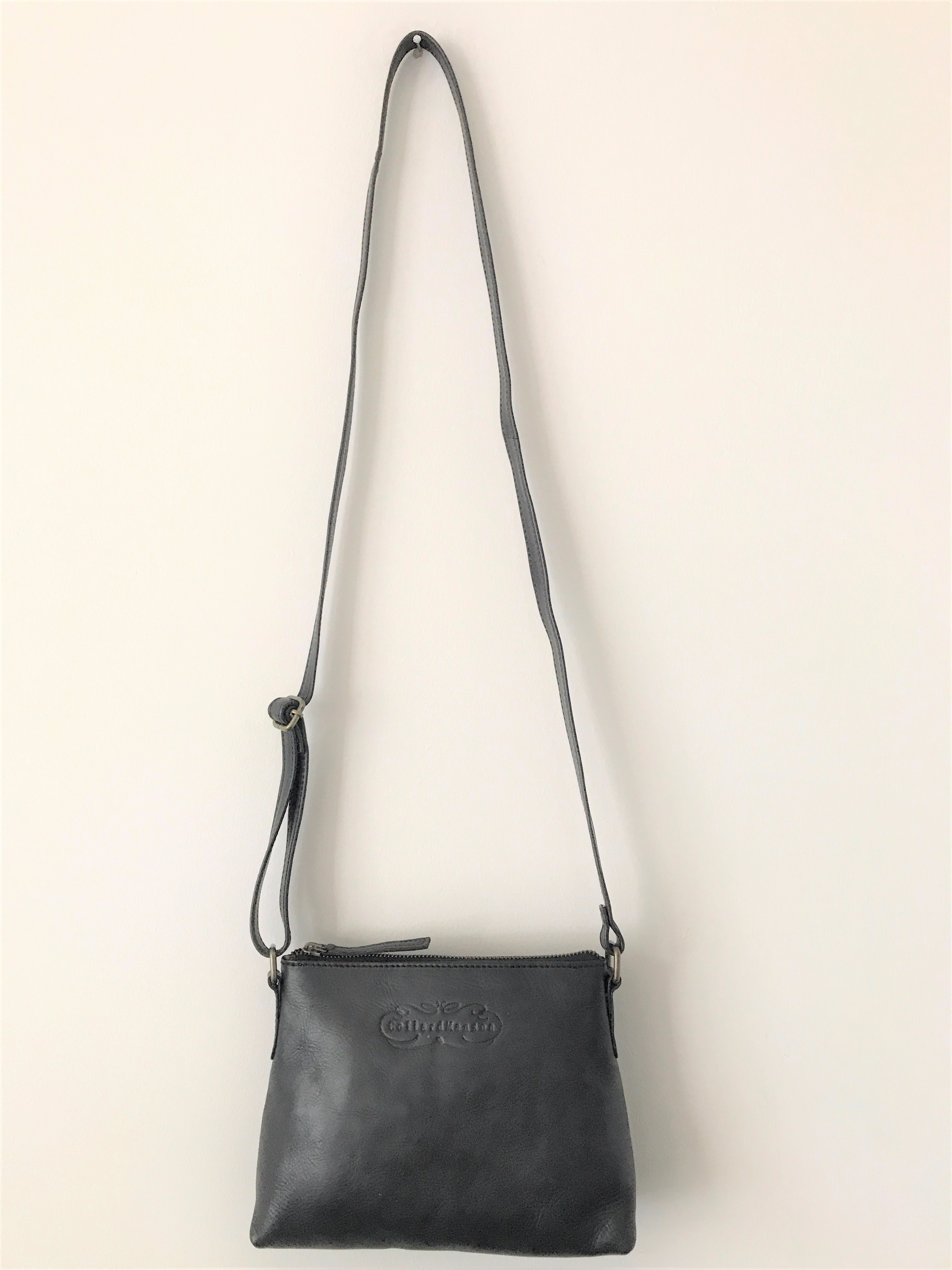 CollardManson Black Leather Elsie Bag