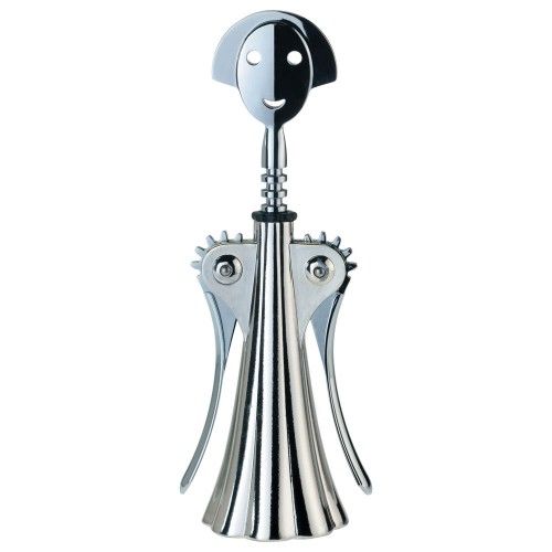 Alessi Anna G Bottle Opener Corkscrew Chrome 