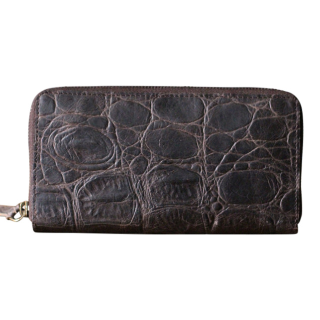 CollardManson Brown Crocodile Wallet 