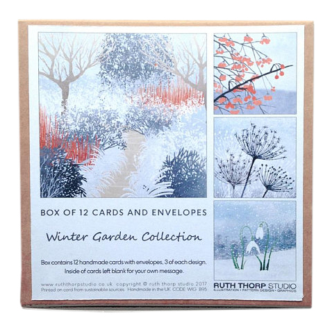 Ruth Thorp Studio Winter Garden Collection  Box of 12 Cards 