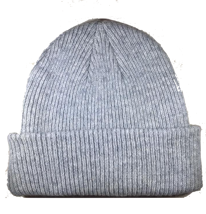 Cuemars Light Grey Merino Wool Beanie 