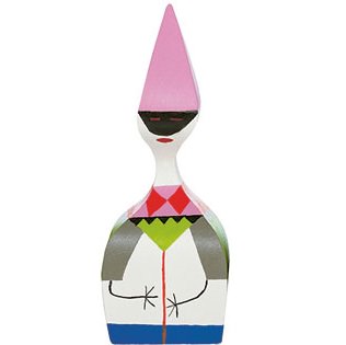 Vitra No 6 Wooden Doll Folk Art Ornament