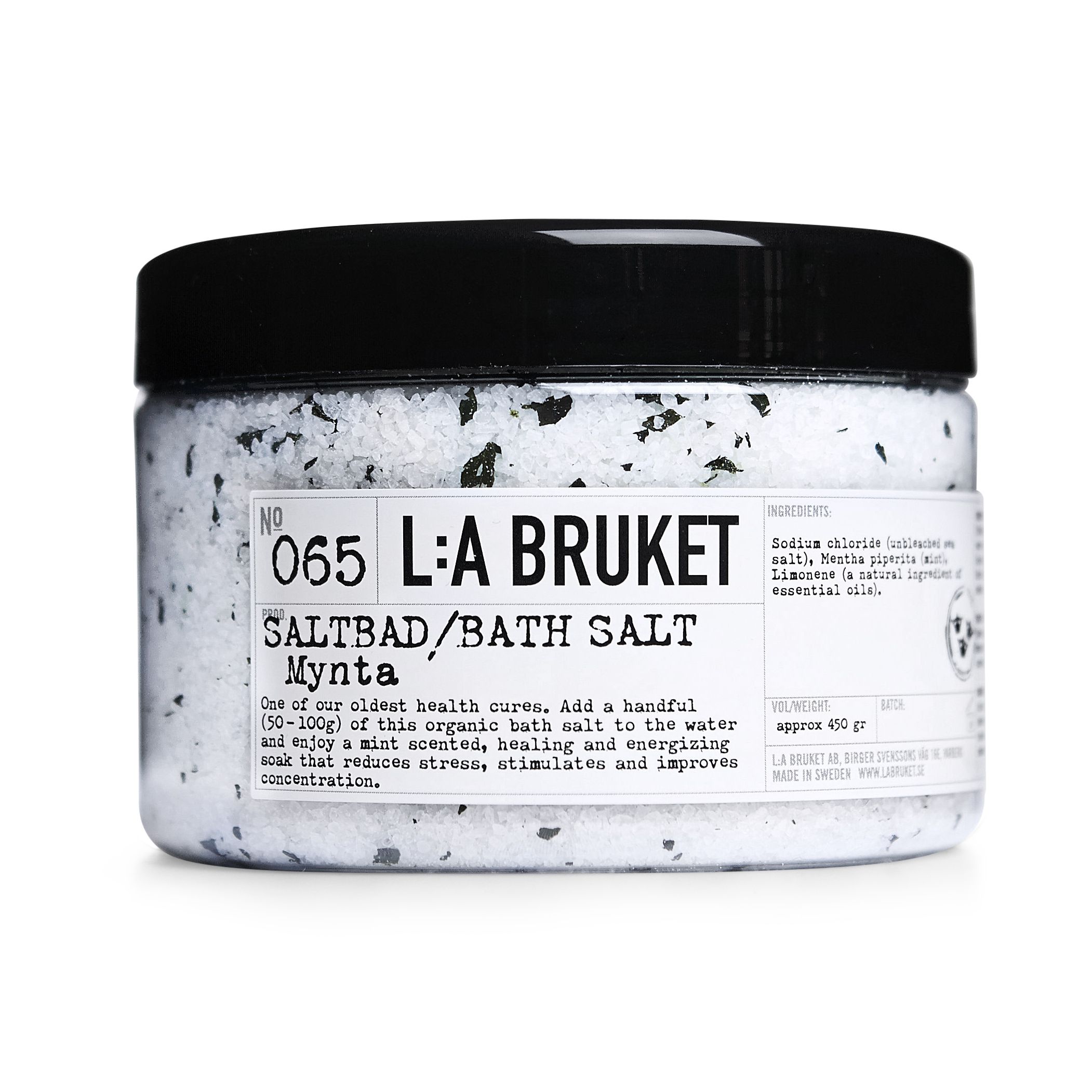 L:A Bruket Mint No.065 Bath Salts