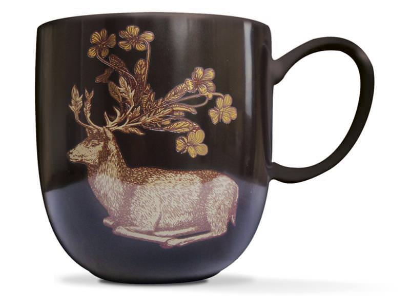 Avenida Home Brown Animaux Deer Mug