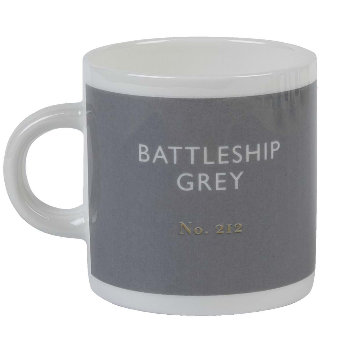 British Colour Standard Battleship Grey Espresso Mug