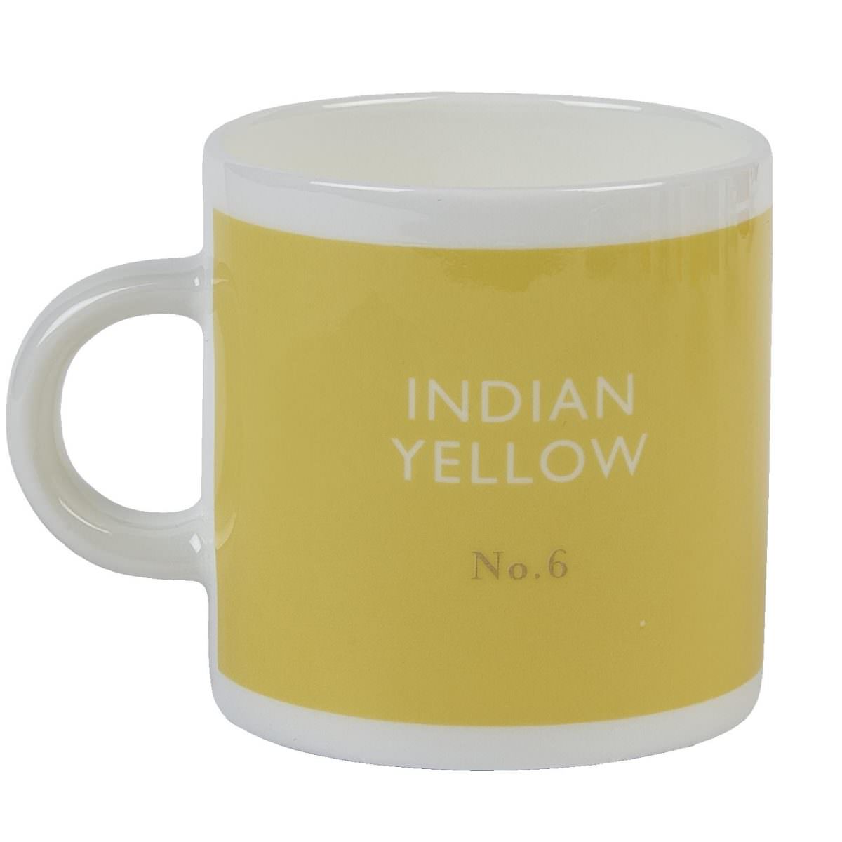 British Colour Standard Indian Yellow Espresso Mug