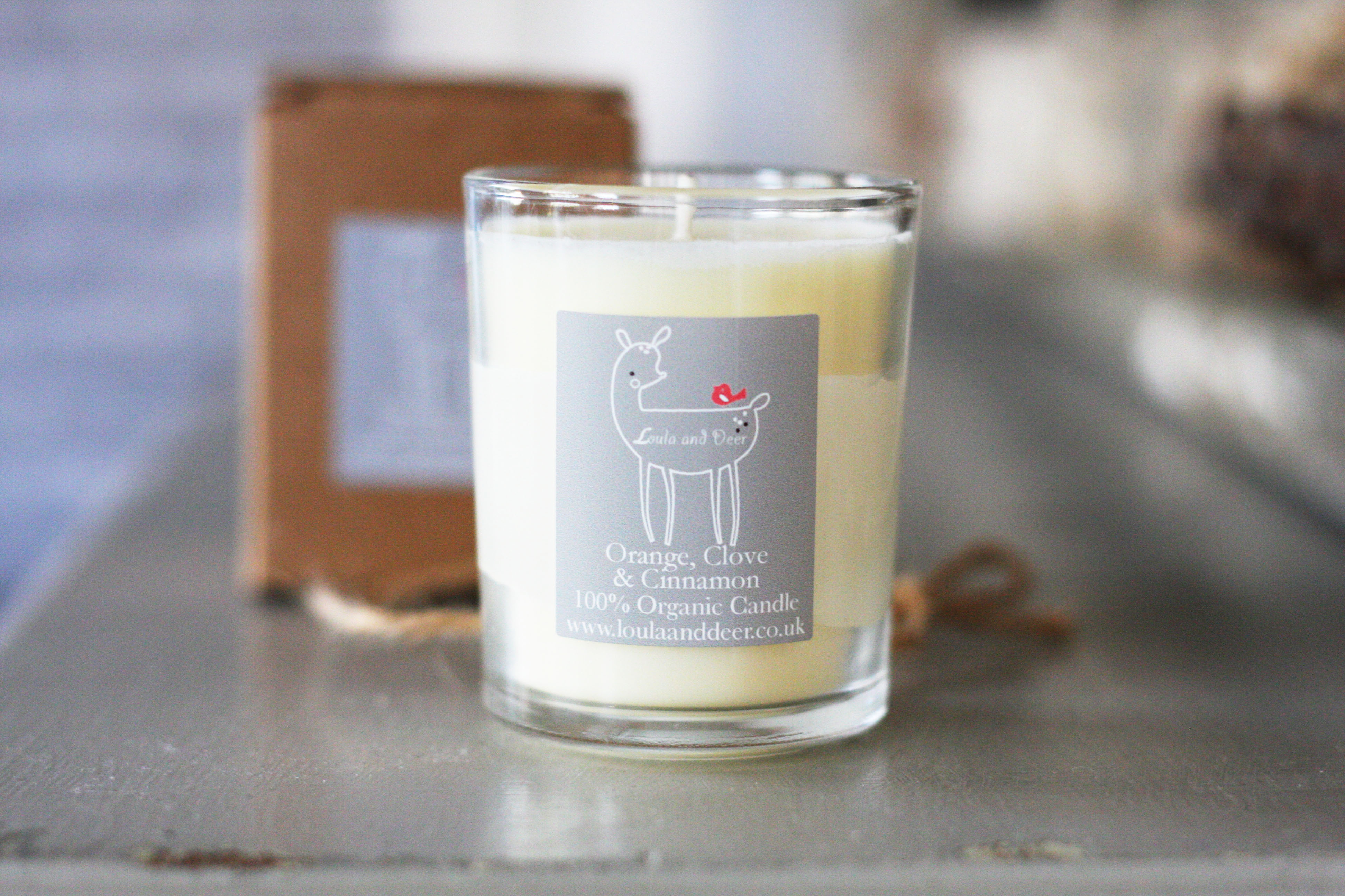 Loula and Deer Organic Scented Candles - Small