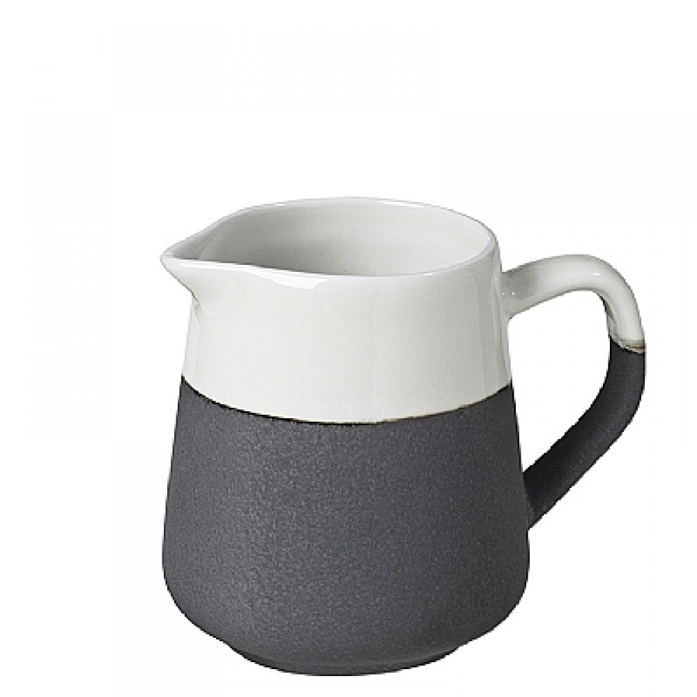 Broste Copenhagen Esrum Ivory and Grey Milk Jug