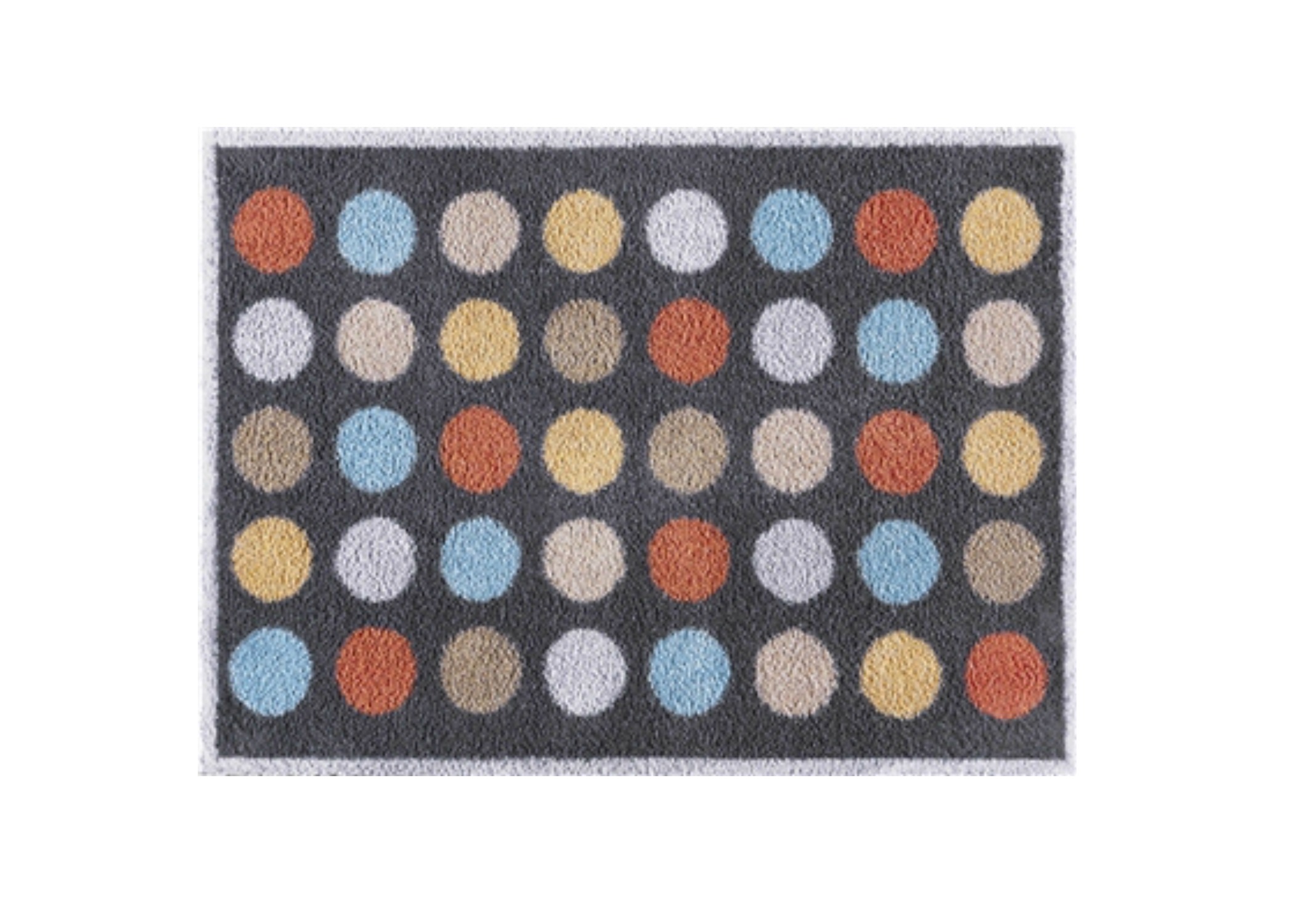 Trouva Slate Circles Washable Turtle Mat