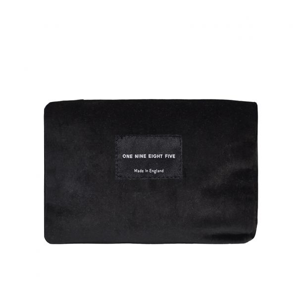 One Nine Eight Five Black Zip Pouch