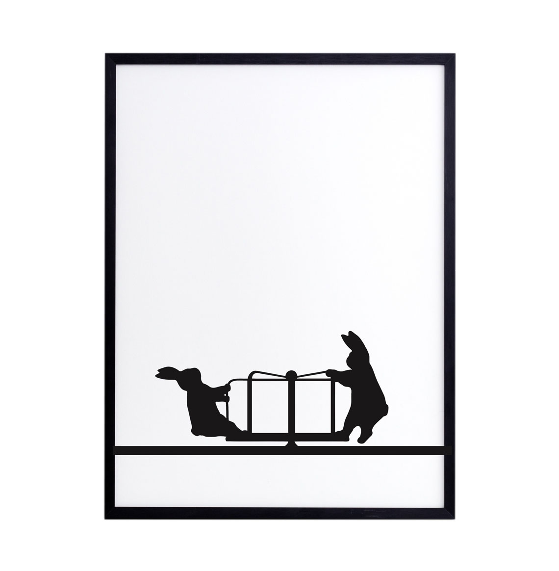 HAM Roundabout Rabbit Print