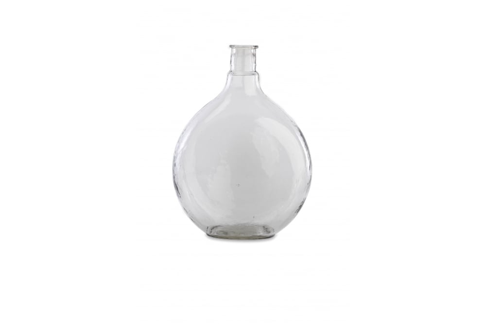 Nkuku Small Assini Hammered Glass Bottle