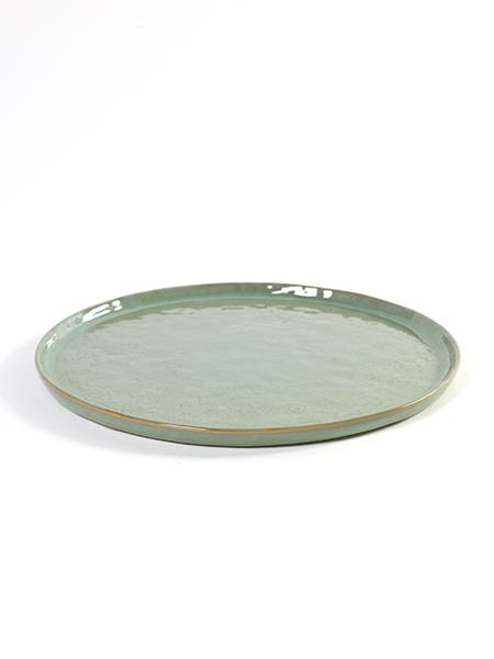 Serax Stoneware Light Green Pure Plate - medium