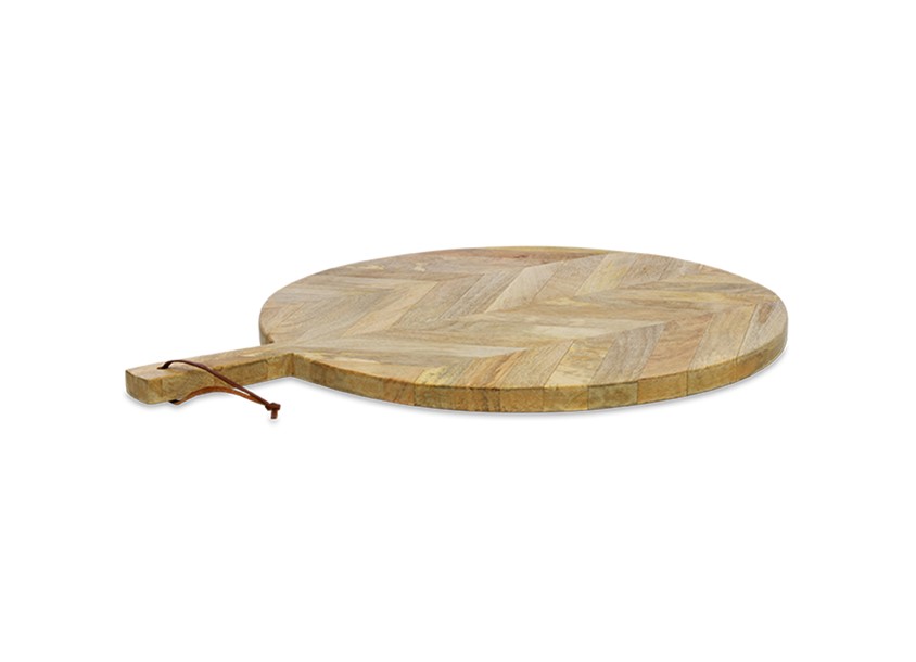 Nkuku Large Herringbone Mango Pizza Board