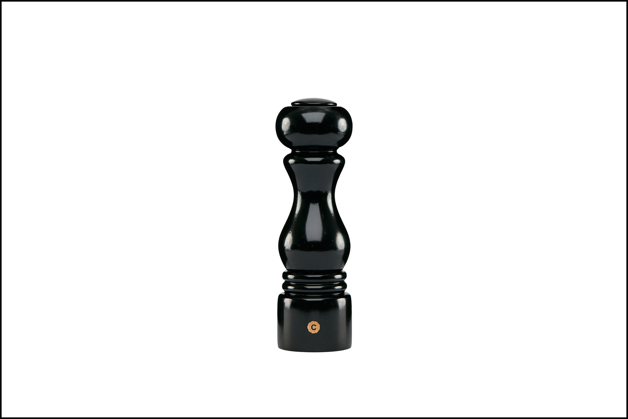 CrushGrind  Medium Black Lacquer Pepper or Salt Mill