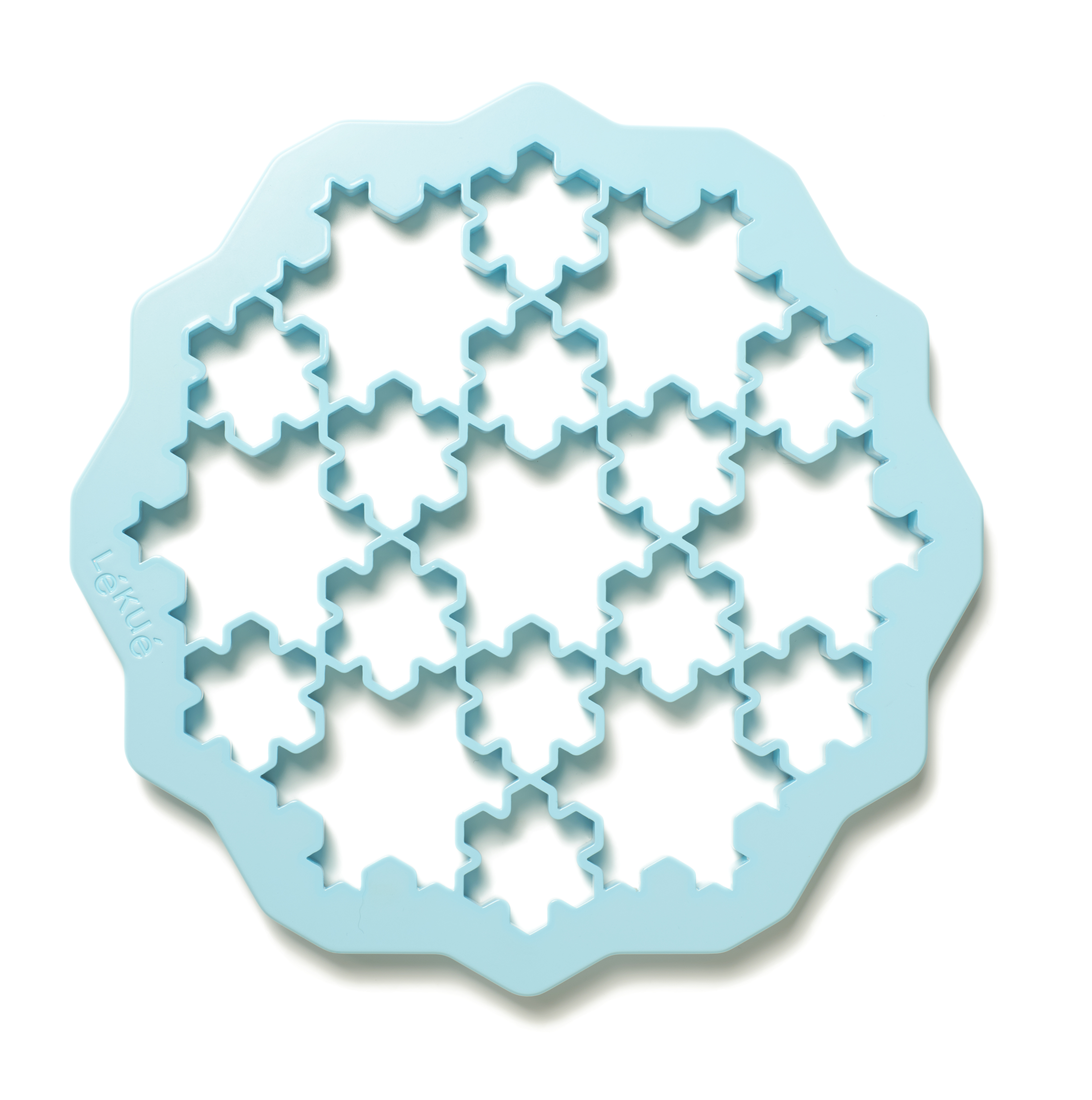 Lekue Snowflake Cookie Cutter Sheet