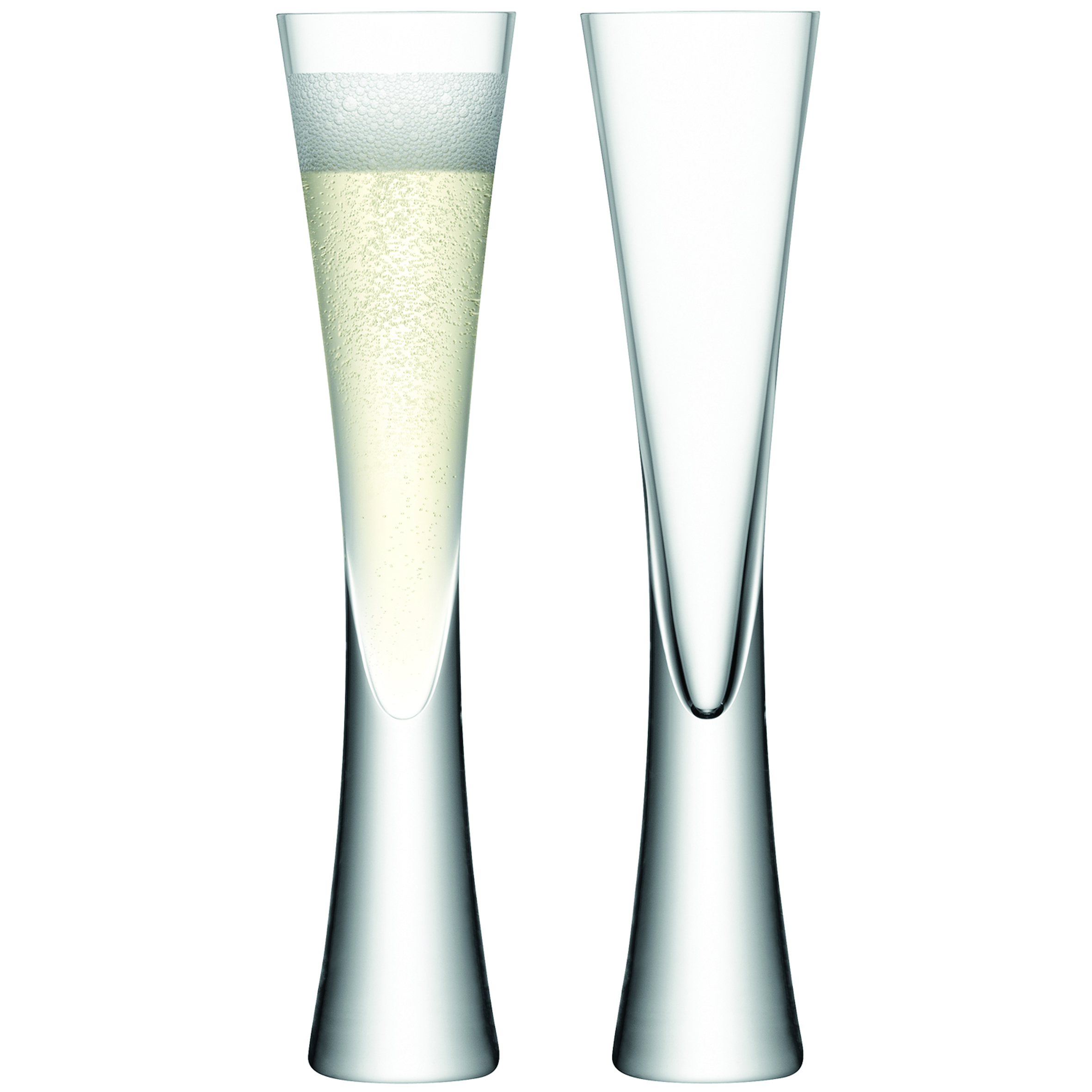 LSA International Moya Flute Champagne Glasses (Pair)