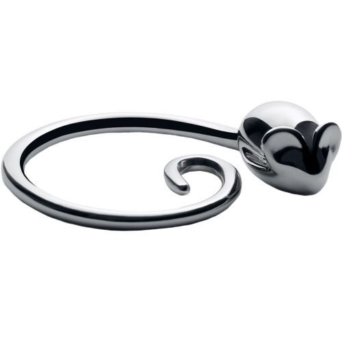 Alessi Pip Mouse Key Ring Stainless Steel 