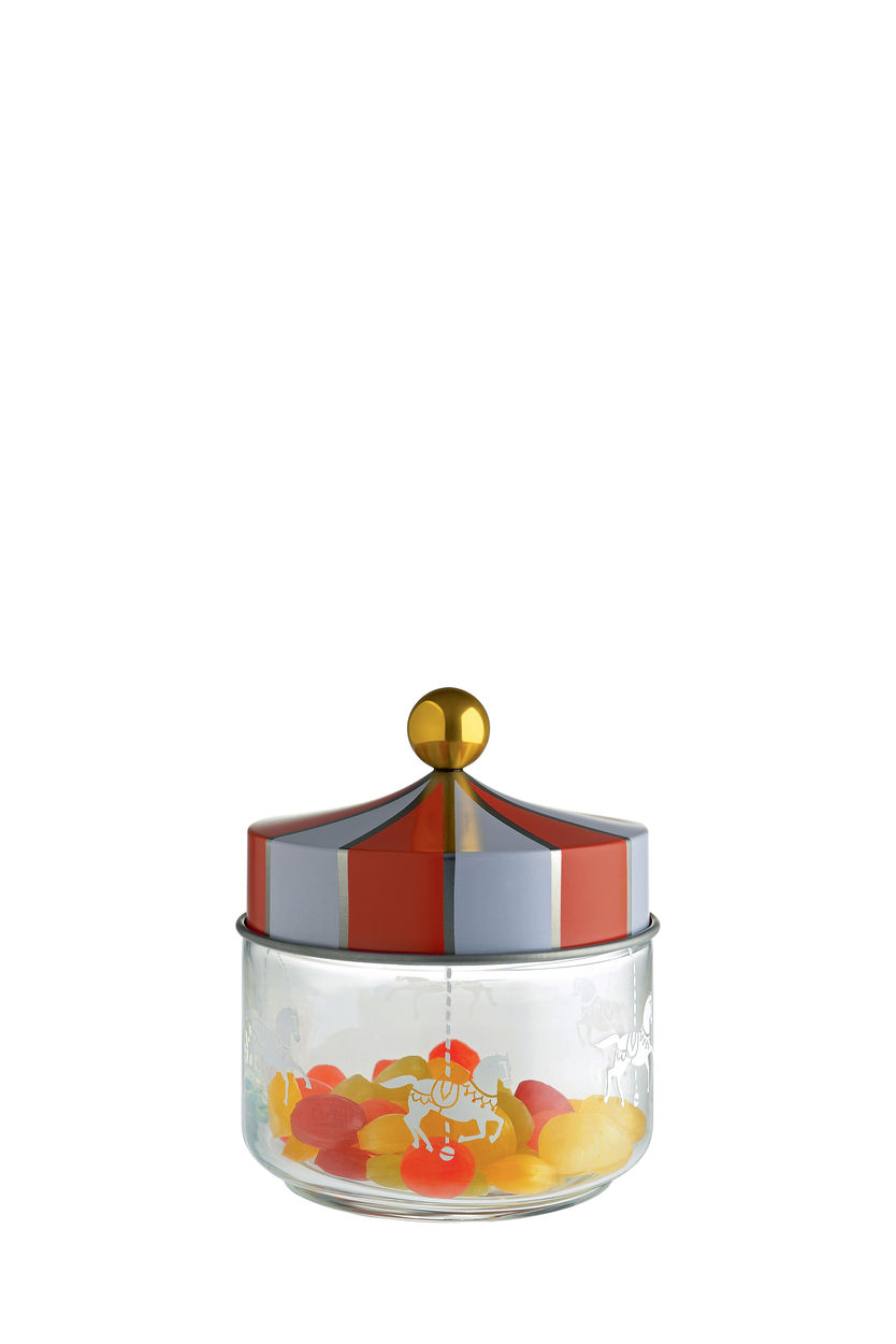 Alessi Circus Glass Jar 0.5L 