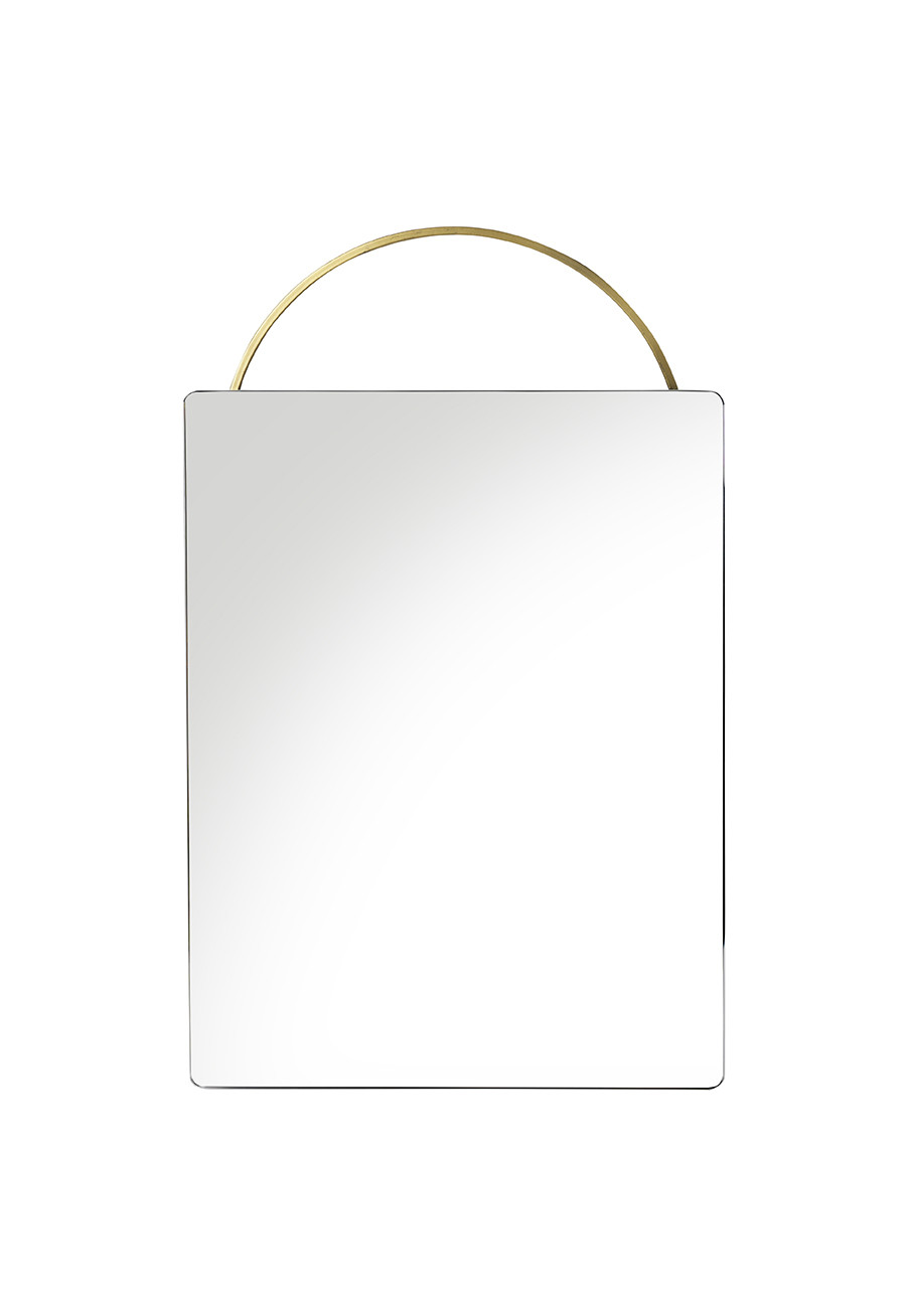 Ferm Living Adorn Brass Face Mirror 