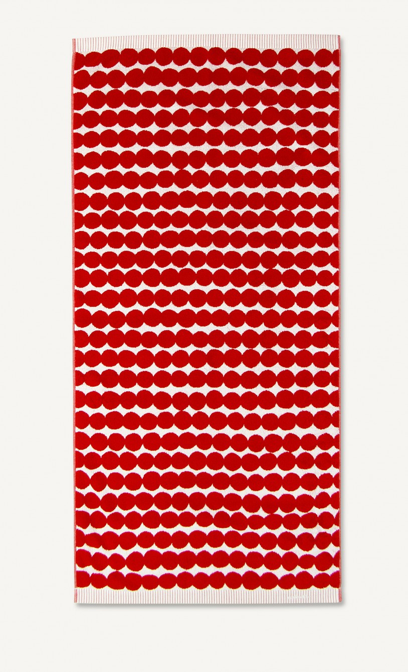 Marimekko Red Rsymatto Bath Towel