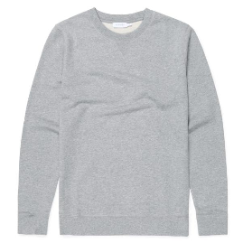 Trouva: Grey Melange Sweat Top