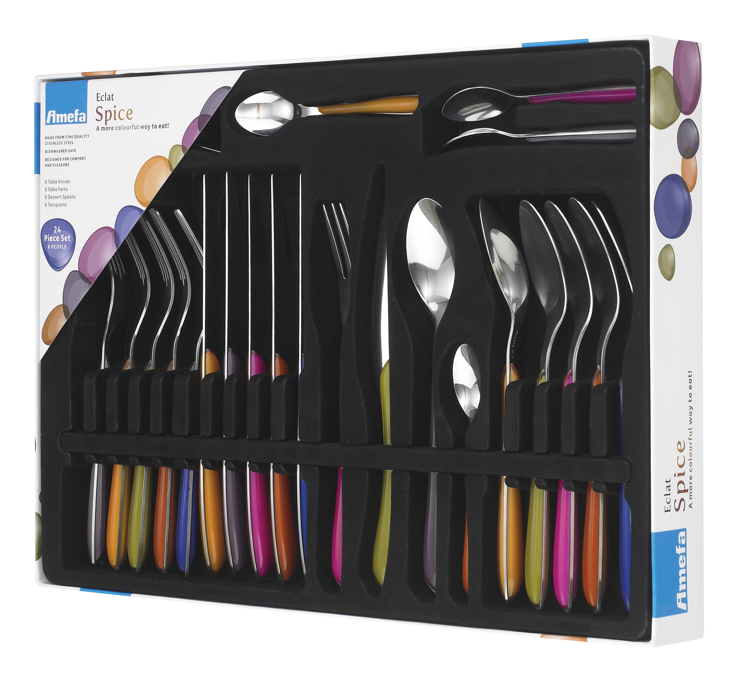 Amefa Eclat Spice 24 Piece Cutlery Set 