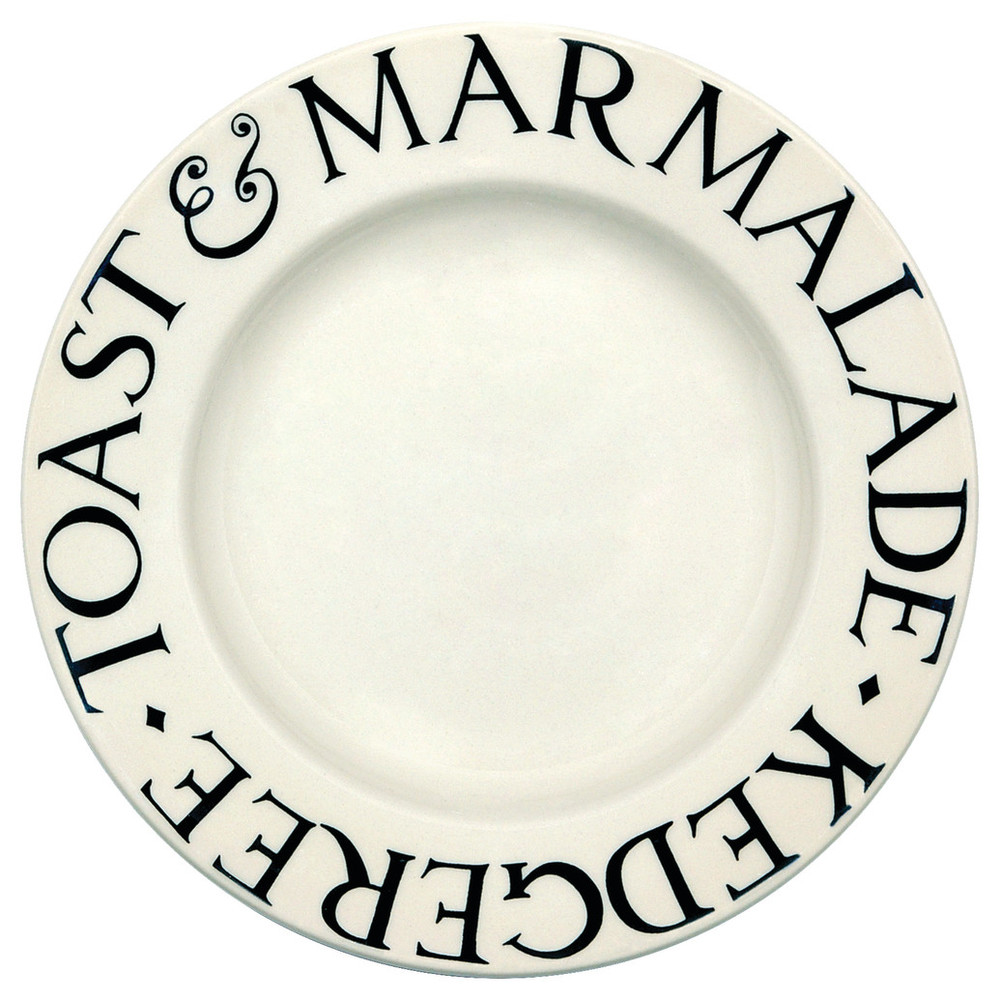 Emma Bridgewater Black Toast 8 1/2" Plate