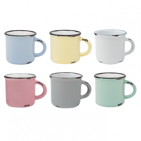 Canvas Home Tinware Espresso Mug Set of 6