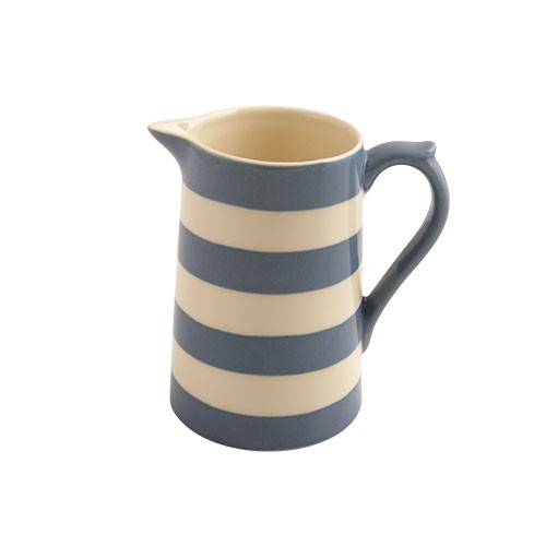 Fairmont & Main Blue & White Stripe Medium Jug 