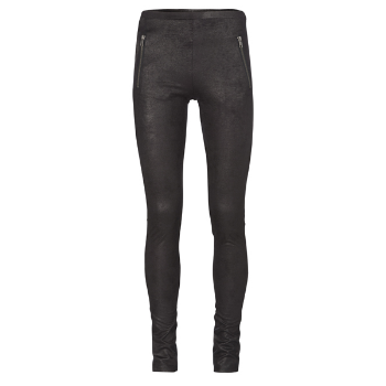 yaya-black-faux-leather-zip-leggings