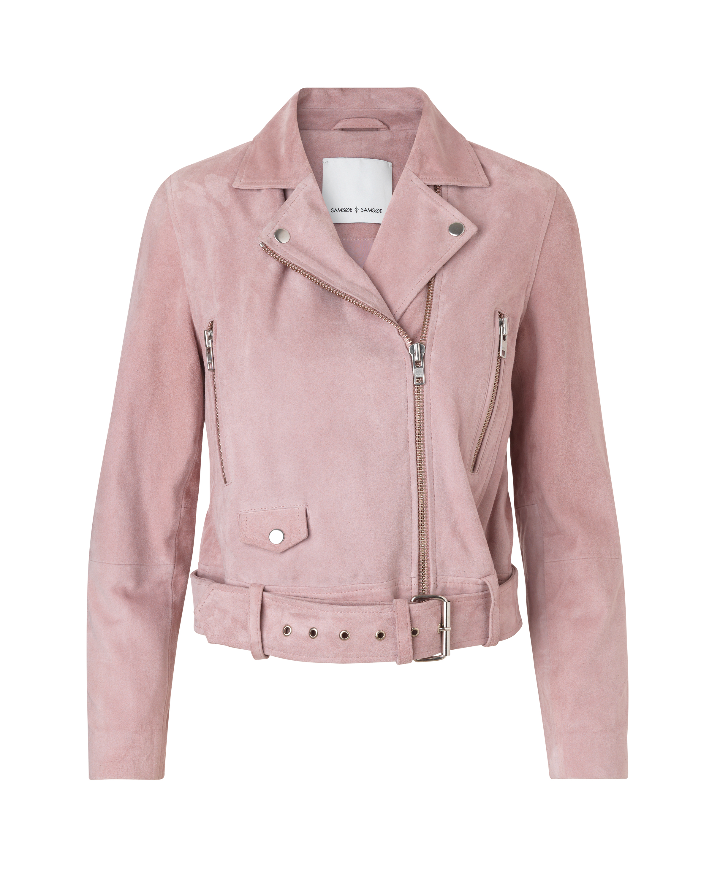 SamsoeSamsoe Woodrose Pink Ebba Suede Jacket 