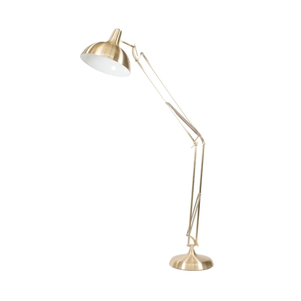 Pacific Lifestyle Oversize Brass Task Floor Lamp