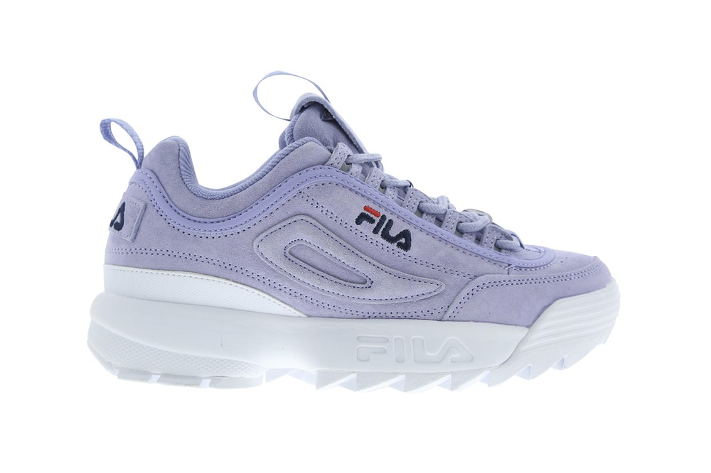 fila disruptor grey violet