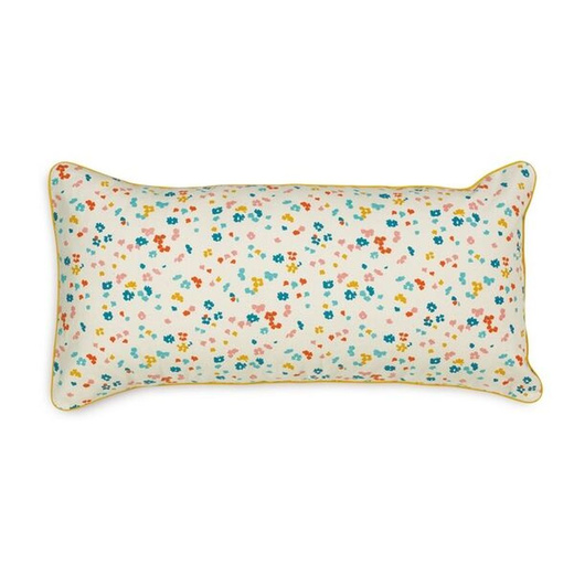 Mini Labo Flowers Silk-Screened Canvas Pillowcase