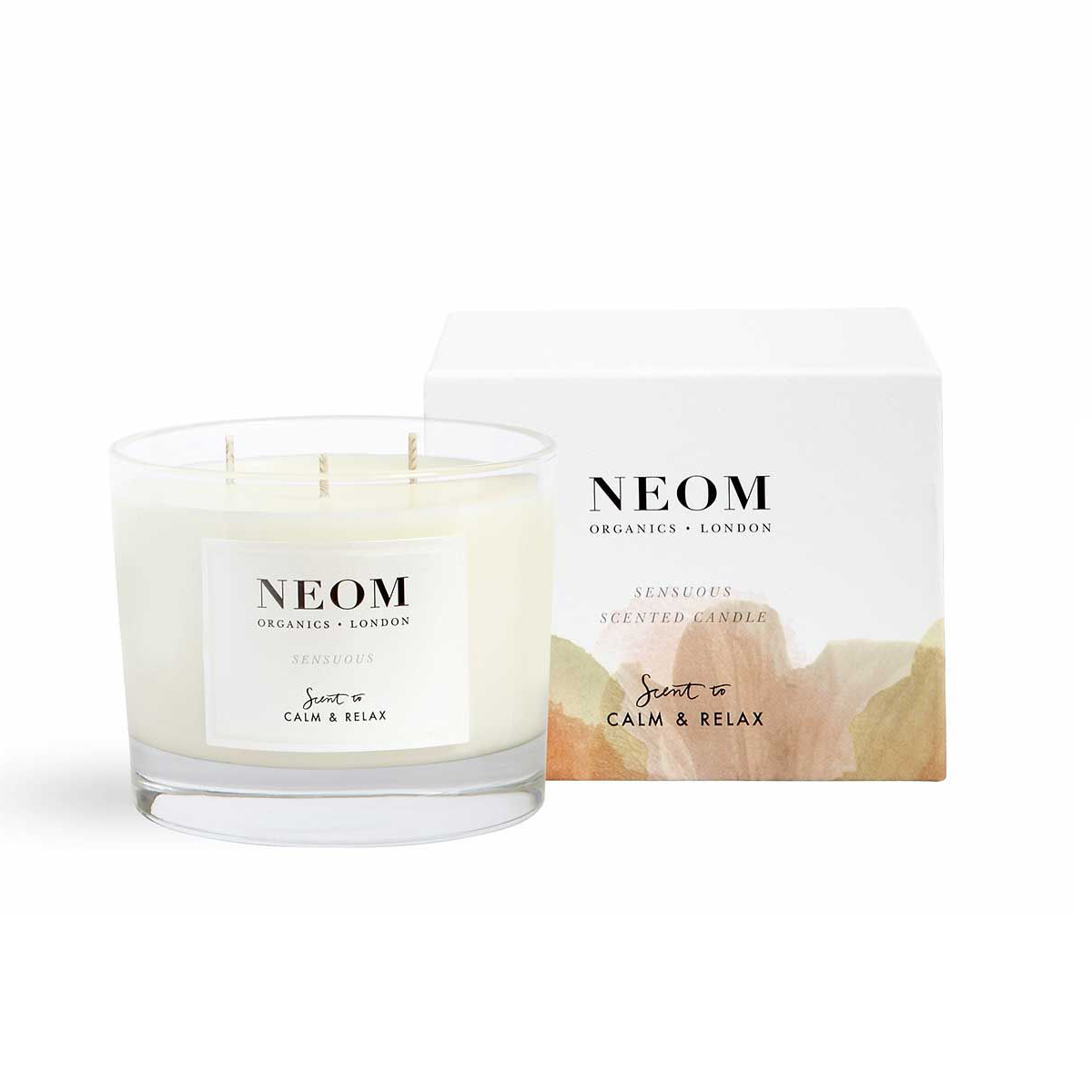 Neom Organics London Sensuous 3 Wick Scented Candle