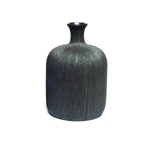 Lindform Medium Black Bottle Vase