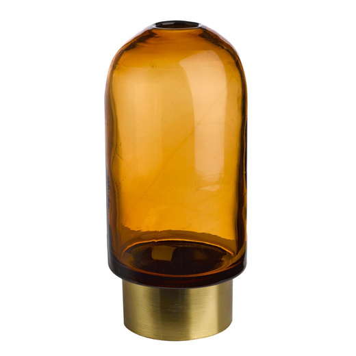 Pols Potten Amber Brass Belt Bullet Vase