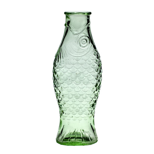 Serax One Liter Transparent Green Fish Bottle