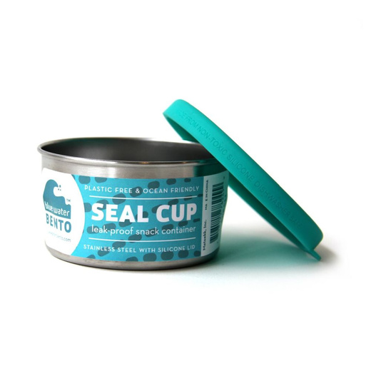 Eco Lunch Box Blue Water Bento Seal Cup