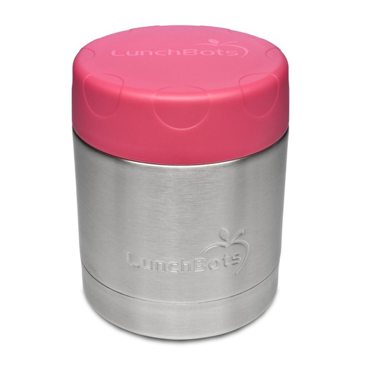 Lunch Bots Pink Isolated Food Container 