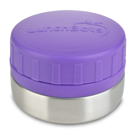 Lunch Bots 120ml Purple Round Container